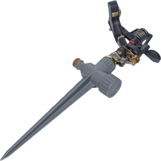 Pulsating spike sprinkler WHITE LINE WL-230BK, metal/plastic