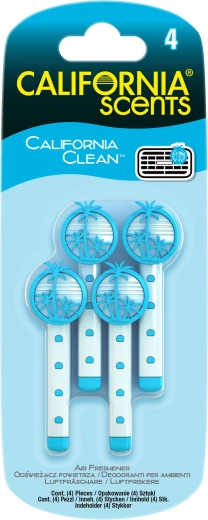 California Scents Vent Sticks Lufterfrischer für die Lüftung – California Clean