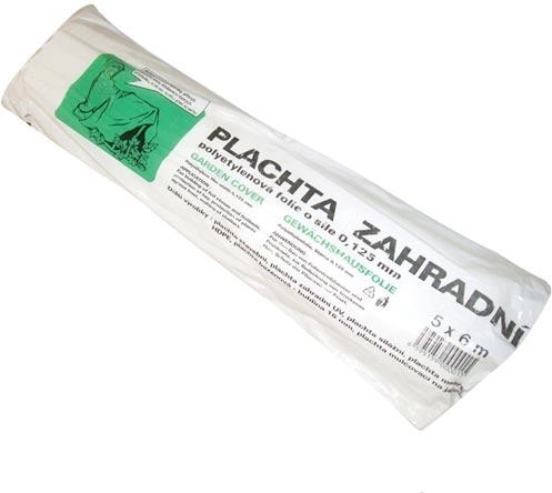 Transparent garden tarp 5 × 6 m, 0.125 mm