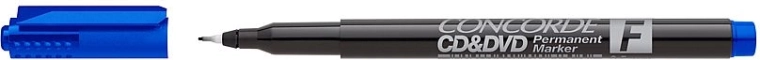 CONCORDE permanent marker for CD and DVD, blue
