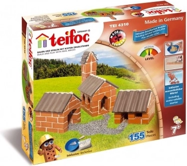 TEIFOC bouwset dorp – 155 stukjes