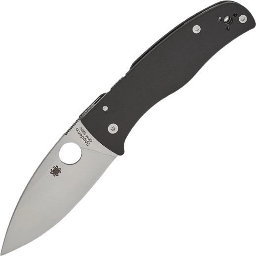 Spyderco Bodacious – pocket knife with 9.2 cm blade, satin, black G10