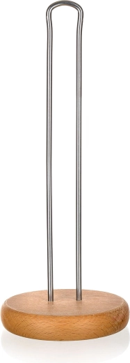 Apetit Paper Towel Holder 28 cm, metal and wood