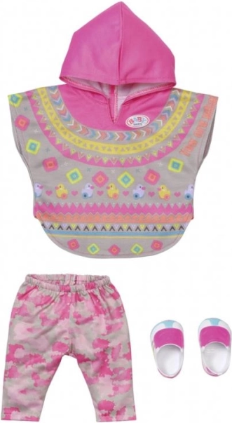 BABY born Deluxe trendy poncho for 43 cm doll