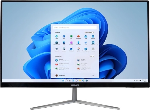 Ordinateur tout-en-un Umax U-One 24JL Pro 24" IPS Full HD, Celeron N5100, 4 Go de RAM, SSD 128 Go, Windows 11 Pro