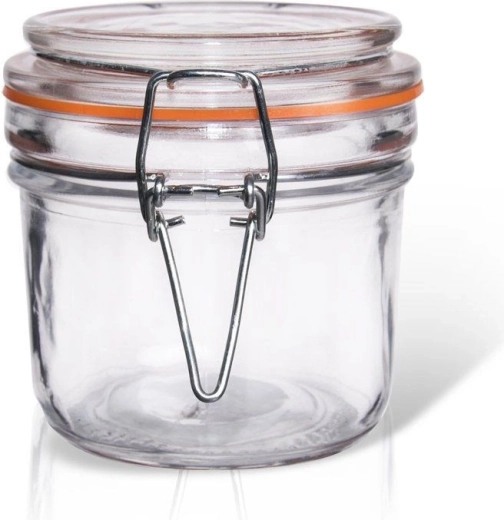 Bocal de conservation en verre avec clip 220 ml