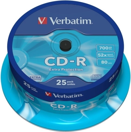 Verbatim CD-R Extra Protection 700 MB 52x, 25 pcs
