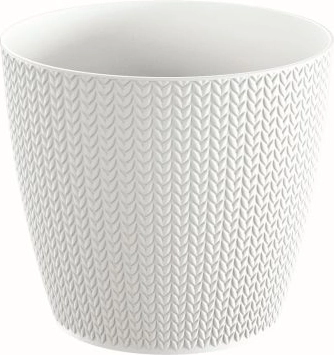 Wheaty Flower Pot 21.8 cm white