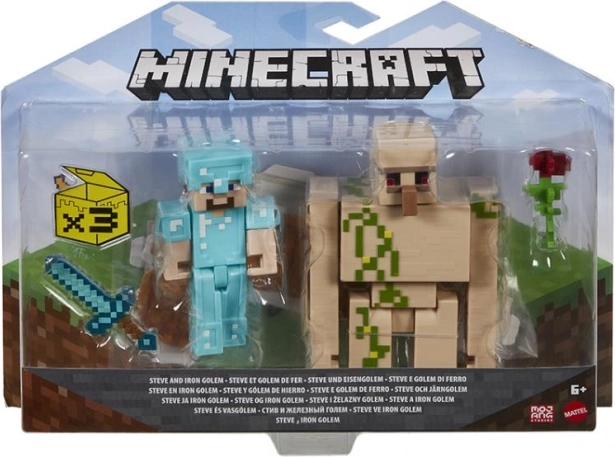 Minecraft Figures 8 cm – Double Pack with Accessories
