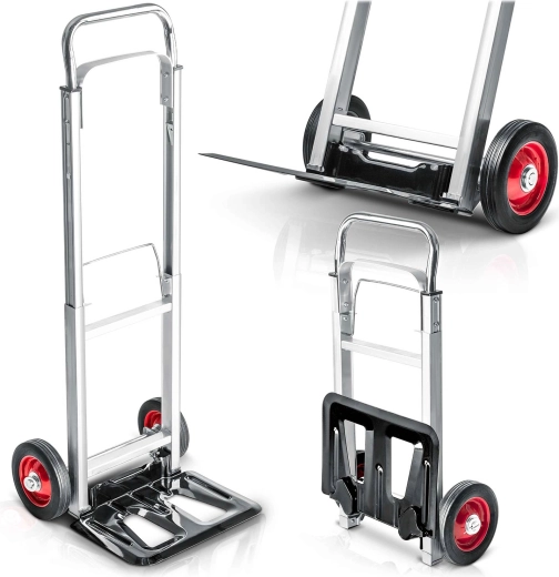 Humberg folding hand truck for transport up to 90 kg