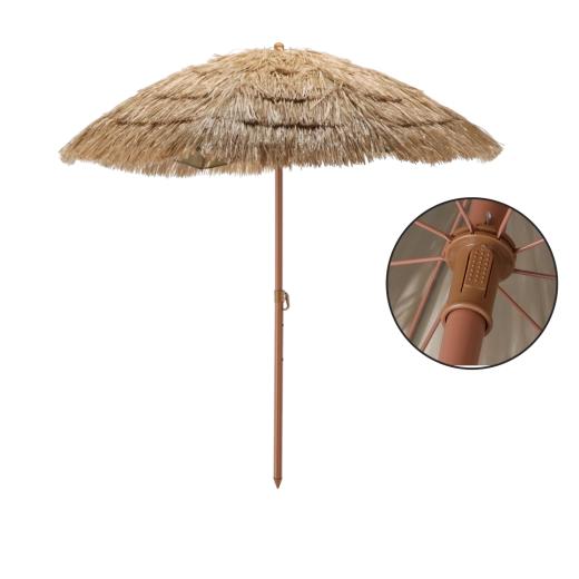 Hawaïaanse strandschaduwparasol 155 cm