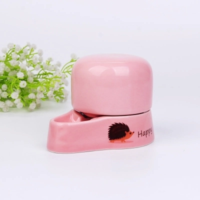 Abreuvoir en céramique pour animaux de compagnie 230 ml – rose