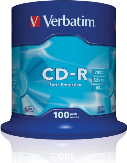 Verbatim CD-R Extra Protection 700 Mo 52x - 100 pièces