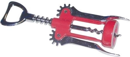 Flügel-Korkenzieher für Wein UNIPEX, Metall, 15,5 cm