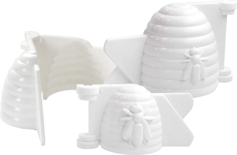 Ensemble de moules pour ruches d’abeilles, 3 tailles (3 pcs)
