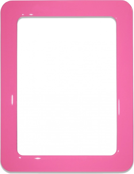 Magnetische zelfklevende lijst roze 16,0x11,8 cm