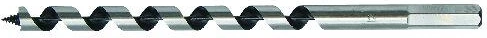 Auger Wood Drill Bit 16 × 300 mm with Hex Shank
