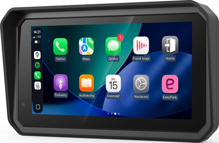Écran moto avec CarPlay et Android Auto sans fil - 1 pièce