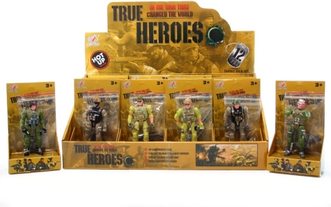 Soldier Figures with Weapons – Set of 12