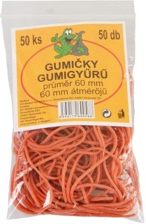 Gummibänder 60 mm, Packung 50 Stk.