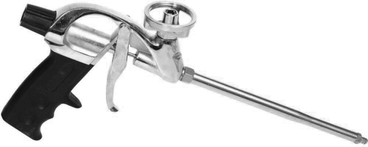 All-metal applicator gun for installation PU foams