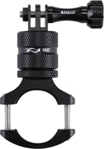 Aluminum handlebar mount Puluz with 360° rotation - 1 piece