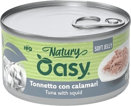 Oasy Natury gelée tendre – thon avec calamar 85 g