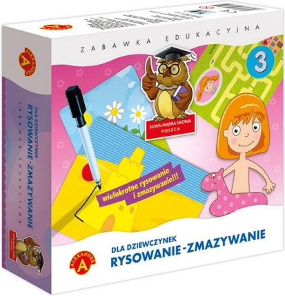 Jeu éducatif Alexander - Chouette savante - Pour filles - J’écris, j’efface 3