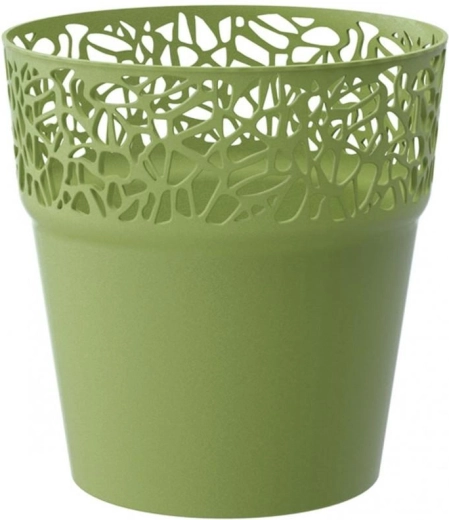 Cache-pot Naturo olive 17,5 cm