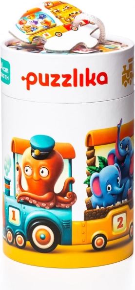 Puzzlika Zug – Lernpuzzle, 20 Teile, 94 cm