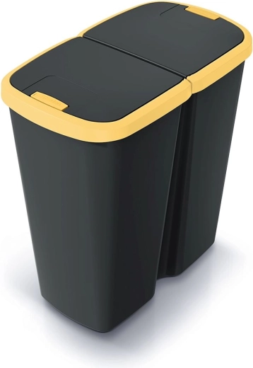 Poubelle Compacta Q Duo 45 l avec double couvercle