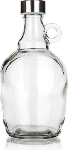 Glass demijohn 1.1 l with lid DECLAN