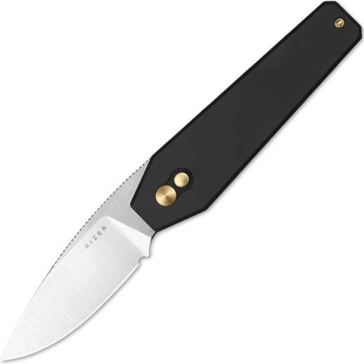 Kizer Tomb aluminium vouwmes zwart