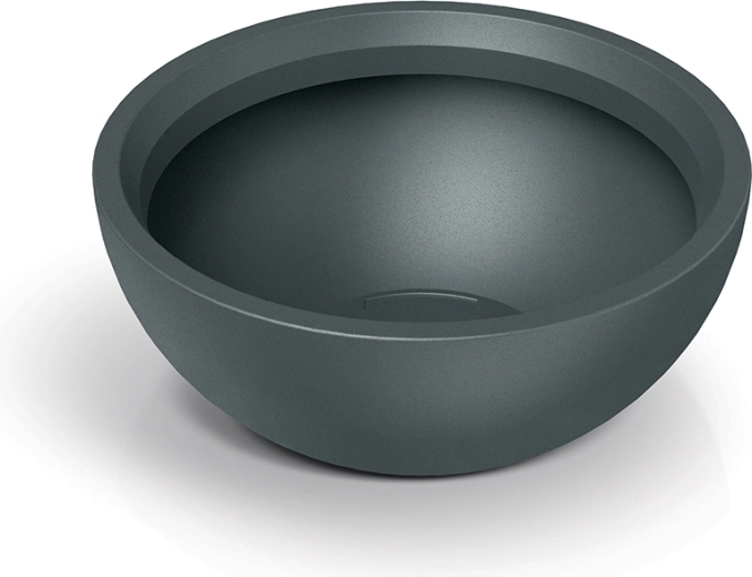 MOLIO bowl mixed planter 60 cm graphite