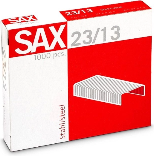 SAX 23/13 Staples, galvanized, 1000 pcs