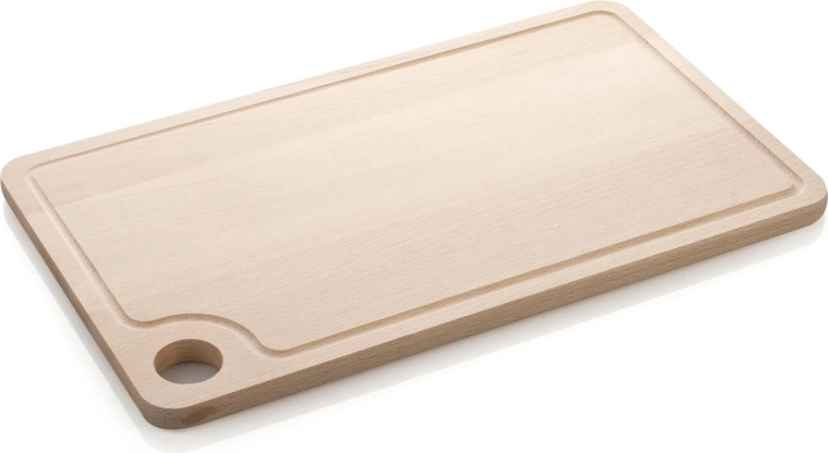 Houten snijplank met sapgeul BRILLANTE 42 × 25 cm