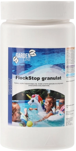 FlockStop Granules 1 kg – coagulation agent for crystal-clear pool water