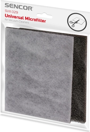 Universeller Mikrofilter und Schaumstofffilter Sencor