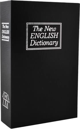 Coffre-fort dissimulé dans un livre – livre-coffre, noir