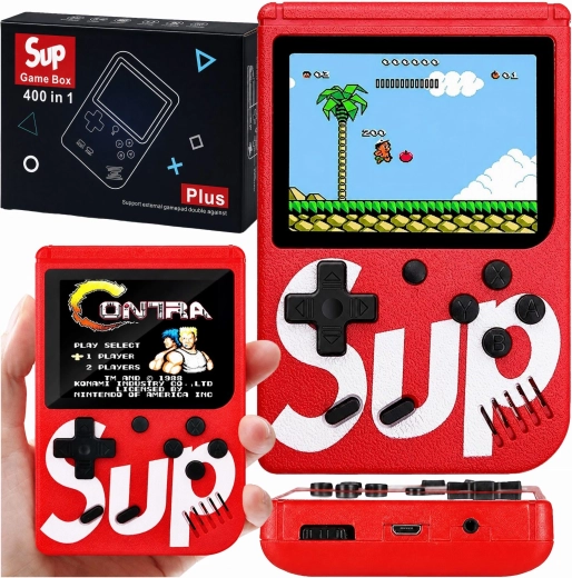 Tragbare Retro-Spielkonsole SUP 400 in 1 - 1 Stück
