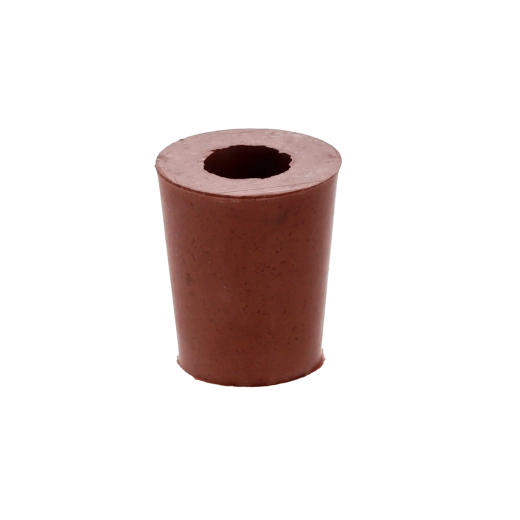 Rubber tapered stopper with hole for fermentation airlock TECH No. 1