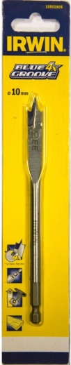 Mèche plate pour bois 10 mm IRWIN Blue Groove