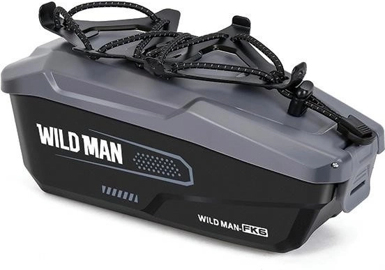 WILD MAN bike frame bag with phone holder FK6, gray-black