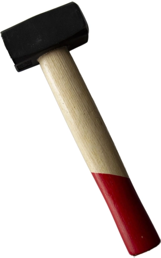 Stone sledgehammer 1000 g made of steel and wood