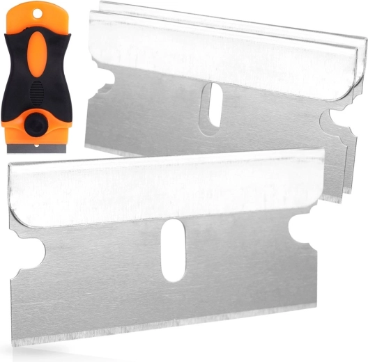 Lames métalliques de rechange pour grattoir, 3 pcs