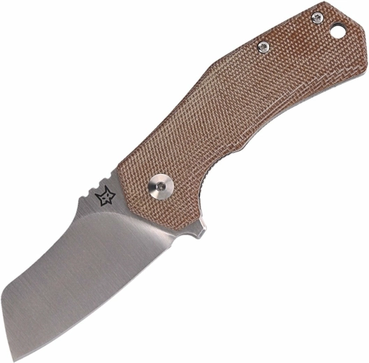 Vouwmes FOX KNIVES Italico, Micarta, 6 cm, lichtbruin