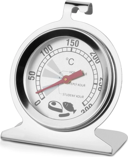 Thermomètre en acier pour four et fumoir