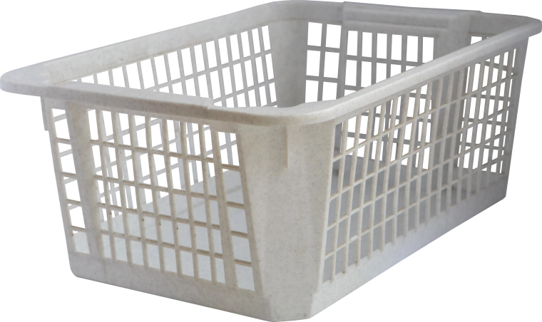 Plastic stapelbare mand 36 × 26 × 14 cm