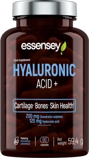 Essensey hyaluronic acid + chondroitin, L‑proline and vitamin C – 90 capsules