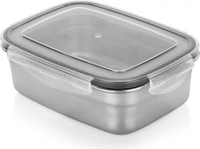 Stainless steel food container with lid and seal 700 ml